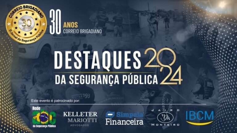 Festa de aniversário do Correio Brigadiano e o 1º Destaques da Segurança Pública.