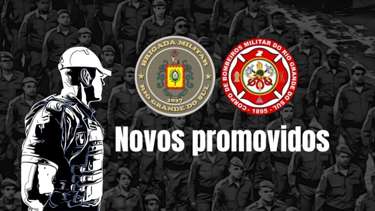 Parabéns aos novos promovidos da Brigada Militar e Corpo de Bombeiros