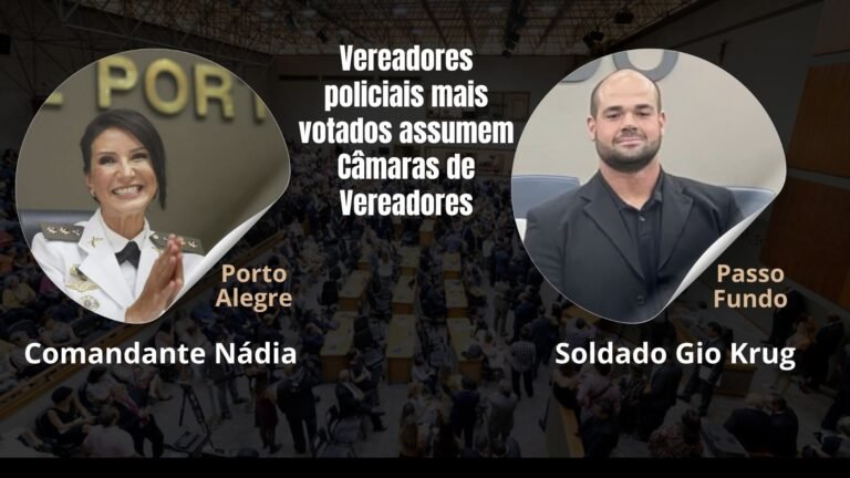 Militares vereadores assumem presidência das Câmaras Municipais de duas grandes cidades do RS