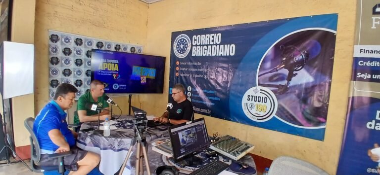 Entrevistas e informação, STUDIO190 do Correio Brigadiano na 21ª Copa Tiradentes