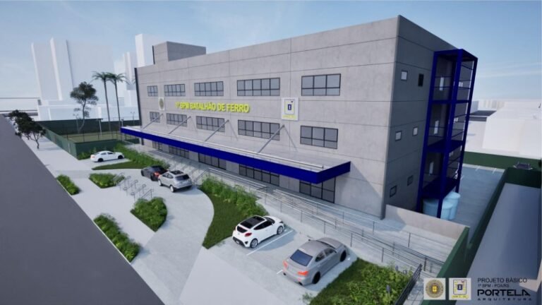 Entrega do projeto arquitetônico da nova sede do 1º BPM