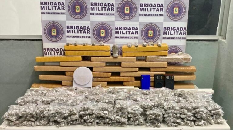 Brigada Militar intercepta quase 10 toneladas em 4 meses no RS