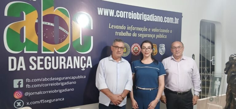 Rede ABC da Segurança Pública recebe a visita dos advogados, Dr. Luiz Augusto de Mello Pires e Dra. Ana Telles
