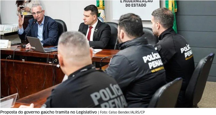 Regulamentação da Polícia Penal é alvo de debate na Assembleia do RS