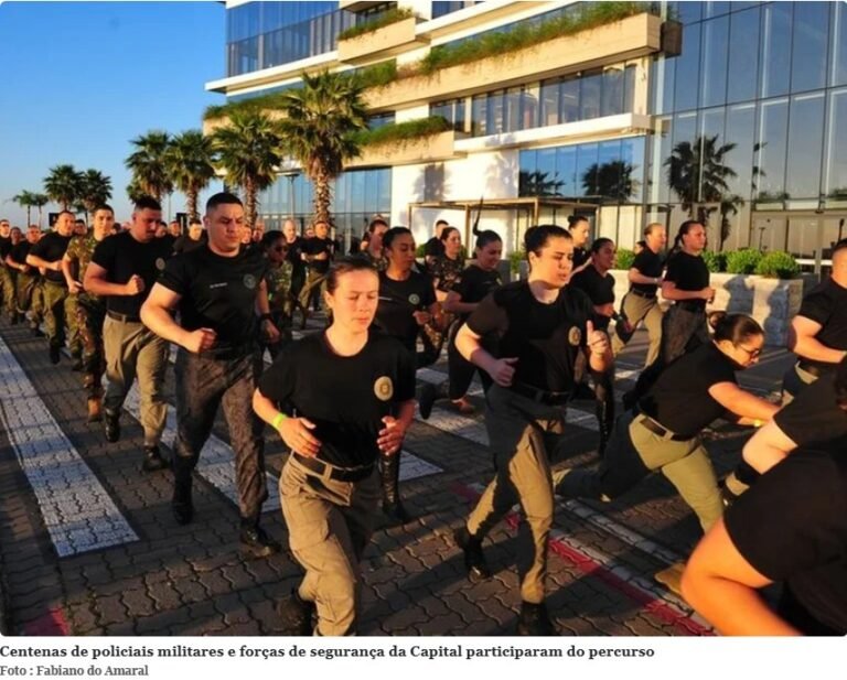 Corrida de Ferro reúne forças de segurança em homenagem aos 133 anos do 1º BPM