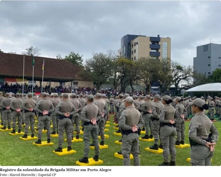 Brigada Militar recebe 356 novos soldados em Porto Alegre e Osório