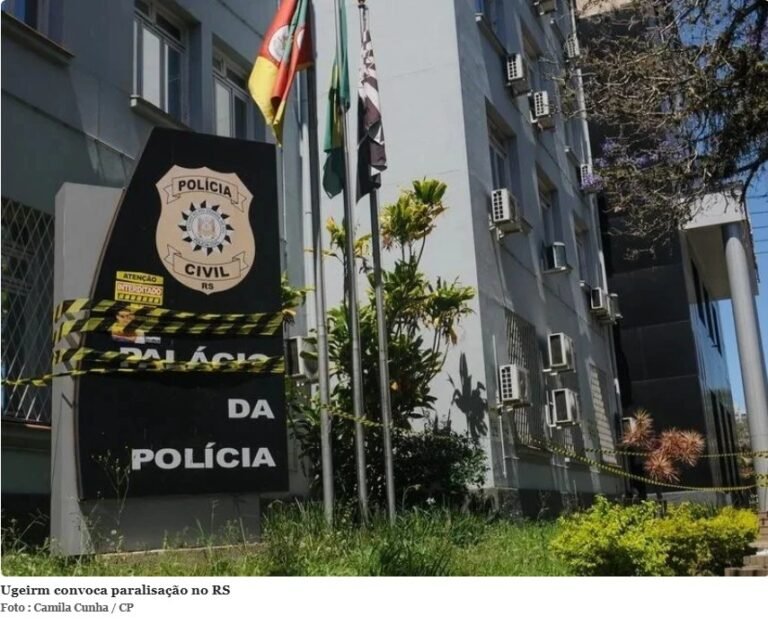 Sindicato da Polícia Civil anuncia paralisação da categoria no RS