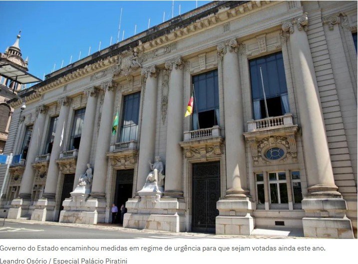 Piratini envia pacote de projetos à Assembleia com carreiras da Polícia Penal