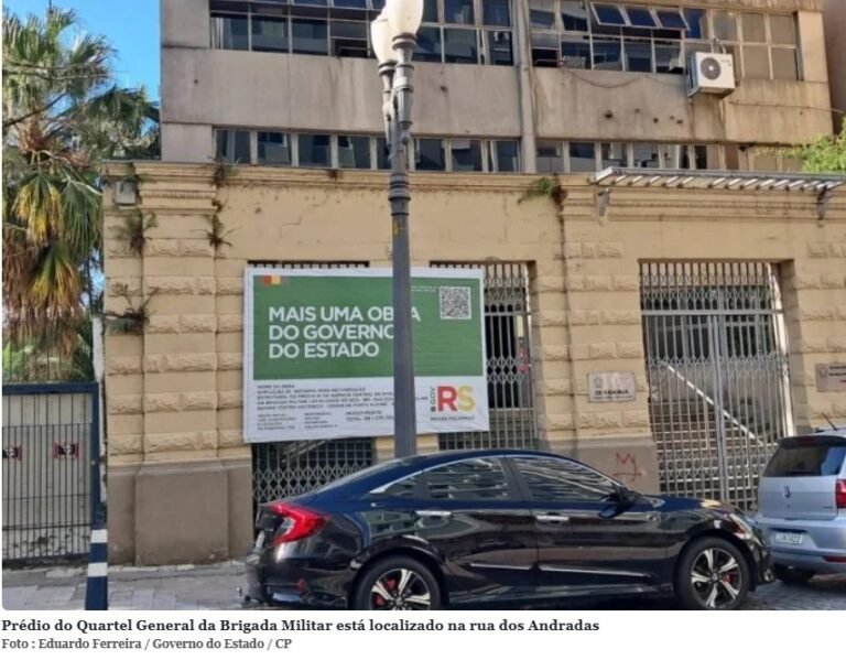 Governo do Estado inicia obra para recuperação da Central de Inteligência da BM, em Porto Alegre