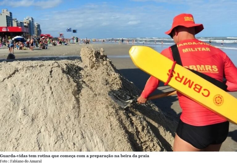 Preparação, prevenção e salvamentos: como é a rotina dos guarda-vidas no Litoral Norte