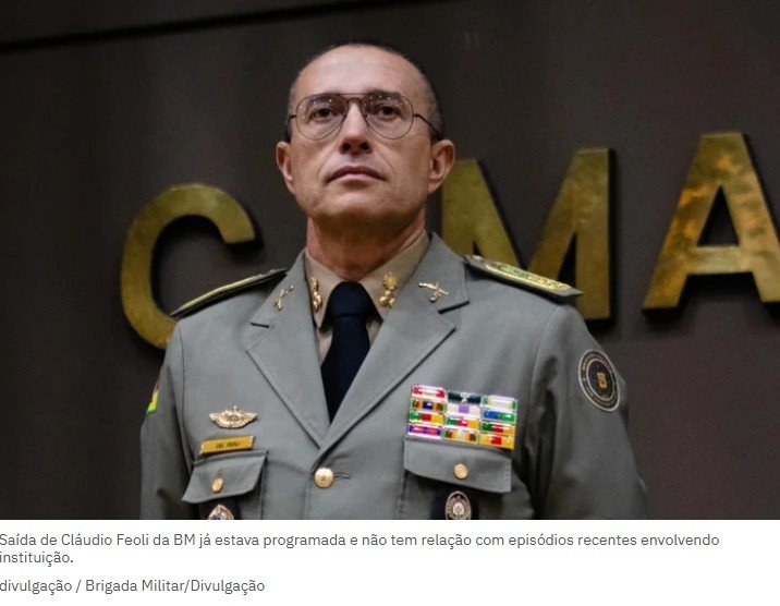 Brigada Militar terá troca de comando em 15 de fevereiro