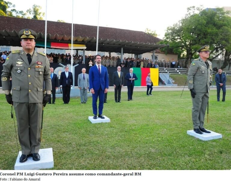 Coronel Luigi Pereira toma posse como novo comandante-geral da Brigada Militar