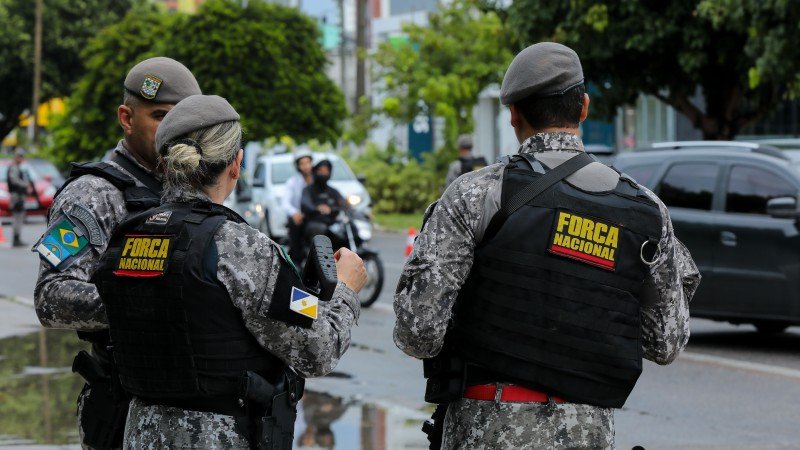 Segundo o projeto, a Força Nacional avança sobre competências das polícias civis e militares.Tom Costa/MJSP